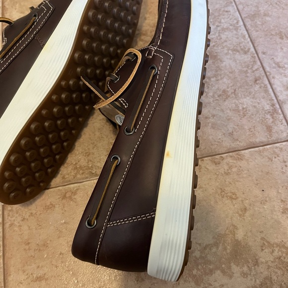 New Ecco Lite Men’s Boat Shoes Size EU 43 US 9-9.5 - Picture 5 of 13